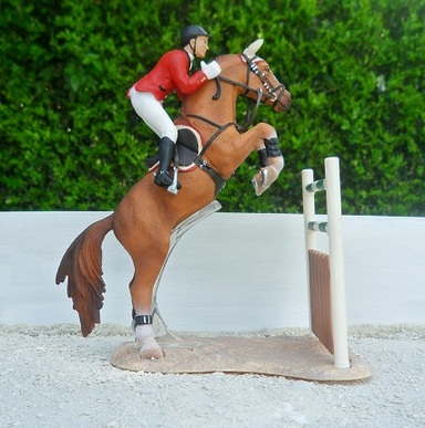 schleich horse jumping set
